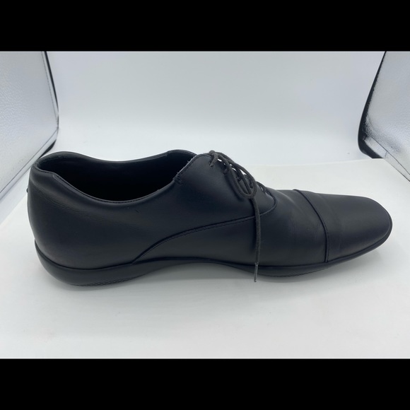 Mens Black Leather Prada Shoes 11-1/2 - Picture 5 of 16